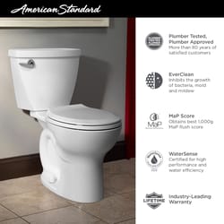 American Standard Cadet 3 Toilet-To-Go 1.28 gal White Round Complete Toilet