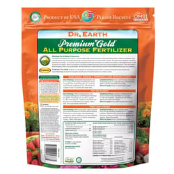 Dr. Earth Premium Gold All Purpose Organic Flowers/Fruits/Vegetables All Purpose Plant Food 4 lb