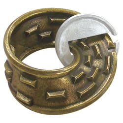 University Games Hanayama Mobius Puzzle Bronze/White 2 pc
