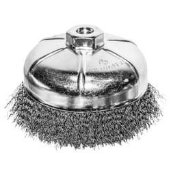 Century Drill & Tool 6 in. Crimped Wire Wheel Brush Steel 6600 rpm 2 pc