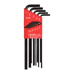 Eklind Hex-L .050" to 1/4" SAE Long Arm Hex L-Key Set 11 pc