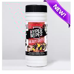 Hyper Wipes Cotton Antibacterial Wipes 7 in. W X 8 in. L 35 pk