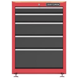 Craftsman 36 in. H X 27 in. W X 18 in. D Black/Red Steel Cabinet