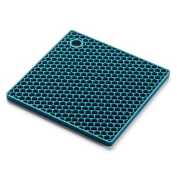 Harold Import Turquoise Silicone Honeycomb Trivet 0.18 lb