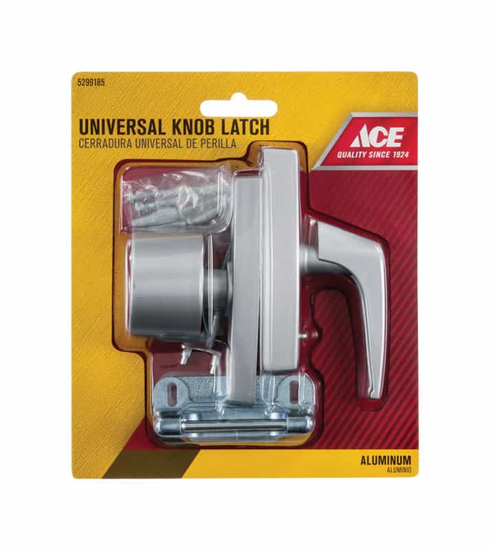 Ace Aluminum Universal Knob Latch 1 pk Ace Hardware