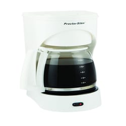 Proctor Silex 12 cups White Coffee Maker