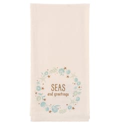 Karma Multicolored Cotton Seas and Greetings Tea Towel 1 pk