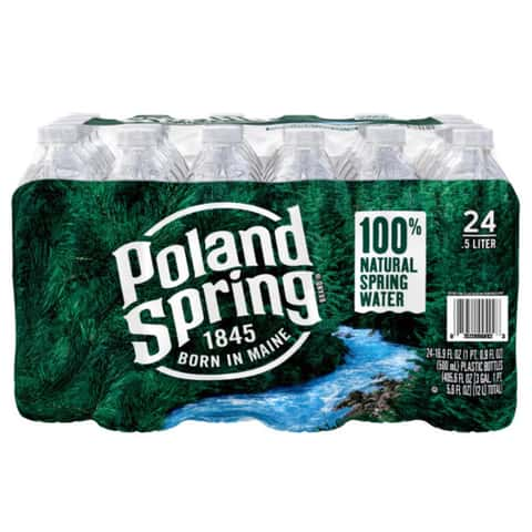 Poland Spring Mini Water Bottles | 8 oz Bottled Water | Pack of 16 | in The  Award Box