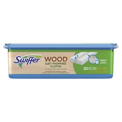 Swiffer Sweeper 10 in. W X 5.4 in. L Swiffer Sweeper Wet Microfiber Mop Refill Pad 20 pk