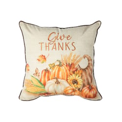 Glitzhome 5.95 in. Thanksgiving Pillow Fall Decor