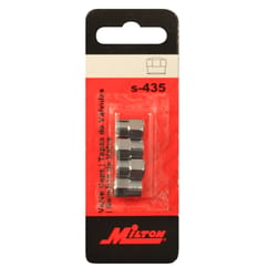 Milton Brass/Nickel 0 psi Tire Valve Cap 4 pk