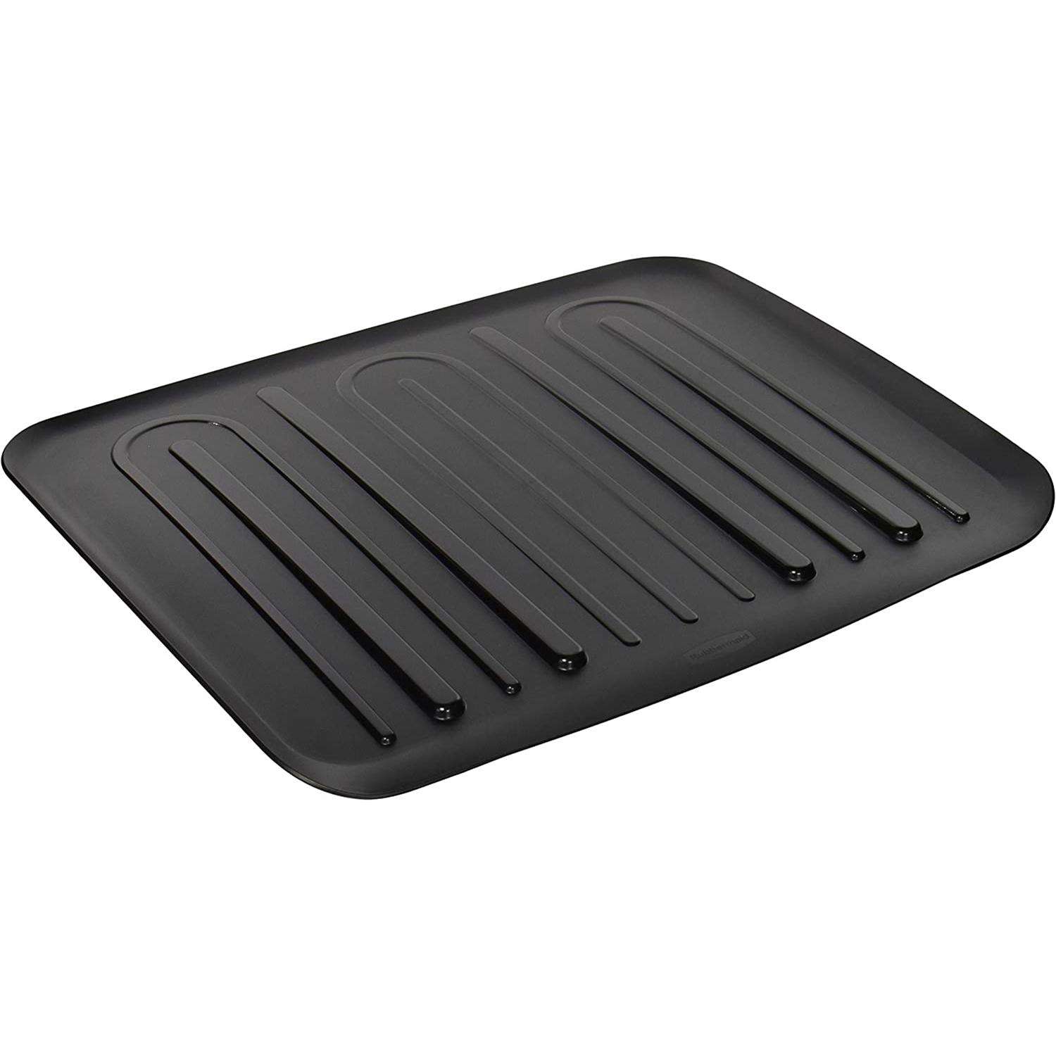 Rubbermaid Antimicrobial Sink Protector Mat - Black