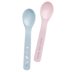 Stephen Joseph Blue/Lavender Silicone Unicorn Spoon 2 pc