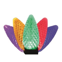 Celebrations Classic LED C9 Multicolored 25 ct String Christmas Lights 16 ft.
