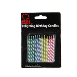 Chef Craft Multicolor Unscented Scent Birthday Candles