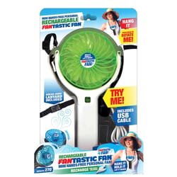 Shawshank LEDz Fantastic Fan 11 in. H Mini Rechargeable Fan