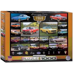Eurographics American Cars of the 1960s Jigsaw Puzzle Multicolored 1000 pc