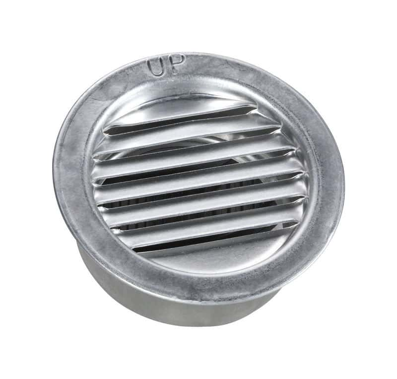 Air Vent 2 in. W x 2 in. L Mill Silver Aluminum Mini Louver - Ace Hardware