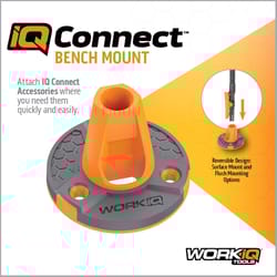 Work IQ IQ Connect Mounting Plate Resin Gray