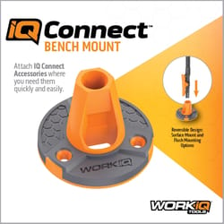 Work IQ IQ Connect Mounting Plate Resin Gray