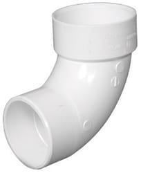 Charlotte Pipe Schedule 40 2 in. Hub X 2 in. D Spigot PVC 90 Degree Street Elbow