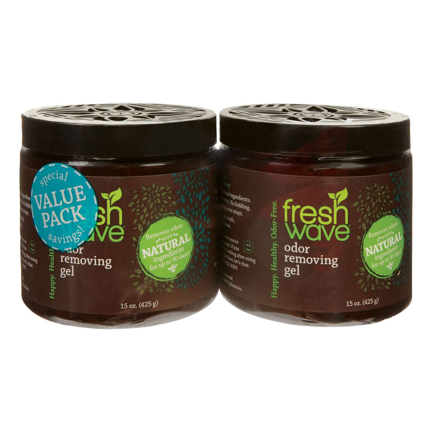 Fresh Wave 15 oz 2 Pack SKU 024 Odor Removing Gel 