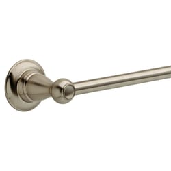 Delta Porter Brushed Nickel Towel Bar 24 in. L Die Cast Zinc