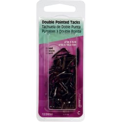 Hillman No. 18 X 7/8 in. L Blue Steel Cut Tacks 2 pk Hillman No. 18 X 7/8 in. L Blue Steel Cut Tacks 2 pk