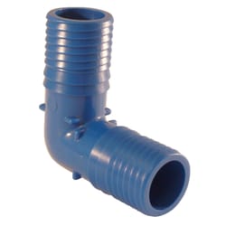 Apollo Blue Twister 1 in. Insert in to X 1 in. D Insert Poly Irrigation 90 Degree Elbow 1 pk