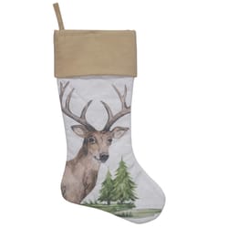 Dyno Faux Suede Christmas Stocking 20 in.