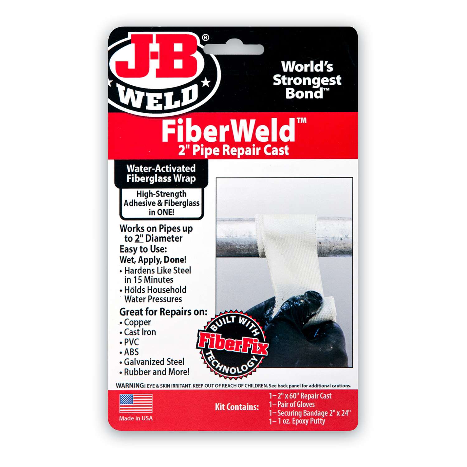 JB Weld FiberWeld High Strength Fiberglass Reinforced Panel Adhesive 1