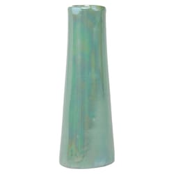 Chive Galaxy 6 in. H X 2 in. L Glazed Mint Ceramic Bud Vase