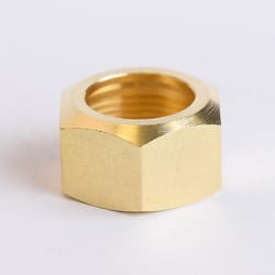 ATC 3/4 in. Compression X 3/4 in. D Compression Yellow Brass Nut