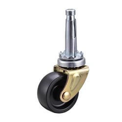 Ace 1-1/4 in. D Swivel Plastic Caster 40 lb 2 pk