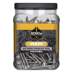 Screw Products AXIS No. 8 X 2 in. L Star Stainless Steel Wood Screws 1 lb 138 pk