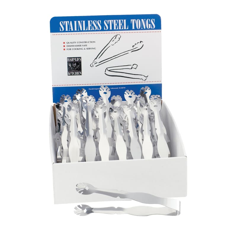 Harold’s Kitchen Silver Stainless Steel Ice Tongs Sansujyuku sansujyuku.com