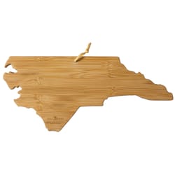 Totally Bamboo 18 in. L X 8 in. W X 0.63 in. Bamboo North Carolina Serving & Cutting Board 1 pk