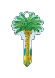 Lucky Line Key Shapes Palm Tree House Key Blank Double