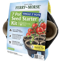 Ferry-Morse 7 Cells 3.5 in. H X 3.3 in. W X 3.3 in. L Seed Starter Kit 1 pk