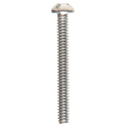 HILLMAN No. 6-32 Ga. X 1-1/4 in. L Combination Round Head Zinc-Plated Steel Machine Screws 100 pk