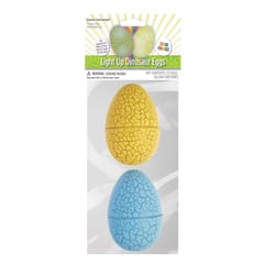 Easter Unlimited Light Up Dinosaur Eggs Toys Assorted 2 pc