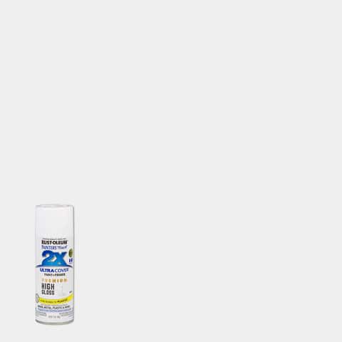 Painter's Touch 2X Spray Paint, High Gloss White Sand, 12-oz