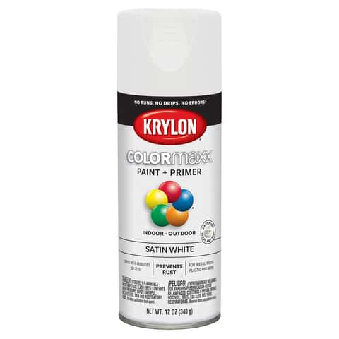 Krylon High Performance Flat Green Spray Paint (NET WT. 12-oz) at