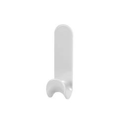 Spectrum 1.3 in. L White Plastic Large Hook 2 pk