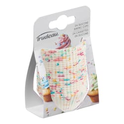 Trudeau Confetti Mini Muffin Baking Cups Multicolored 24 pc