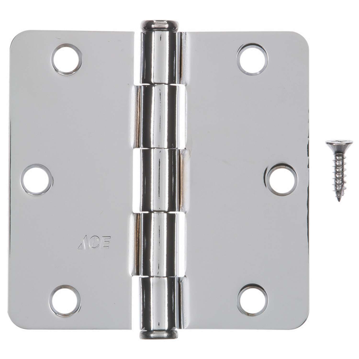 Ace 31/2 in. L Chrome Residential Door Hinge 3 pk Ace Hardware