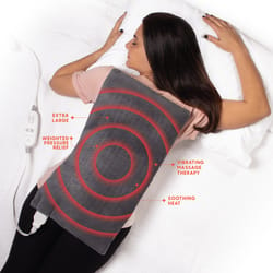 Sharper Image Calming Heat Massaging Heating Pad 1 pc