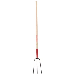 Razor-Back 3 Tine Forged Steel Hay Fork 48 in. Wood Handle