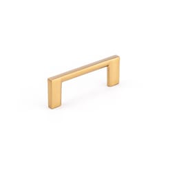 Richelieu Modern Cabinet Pull 3-25/32 in. Gold 1 pk