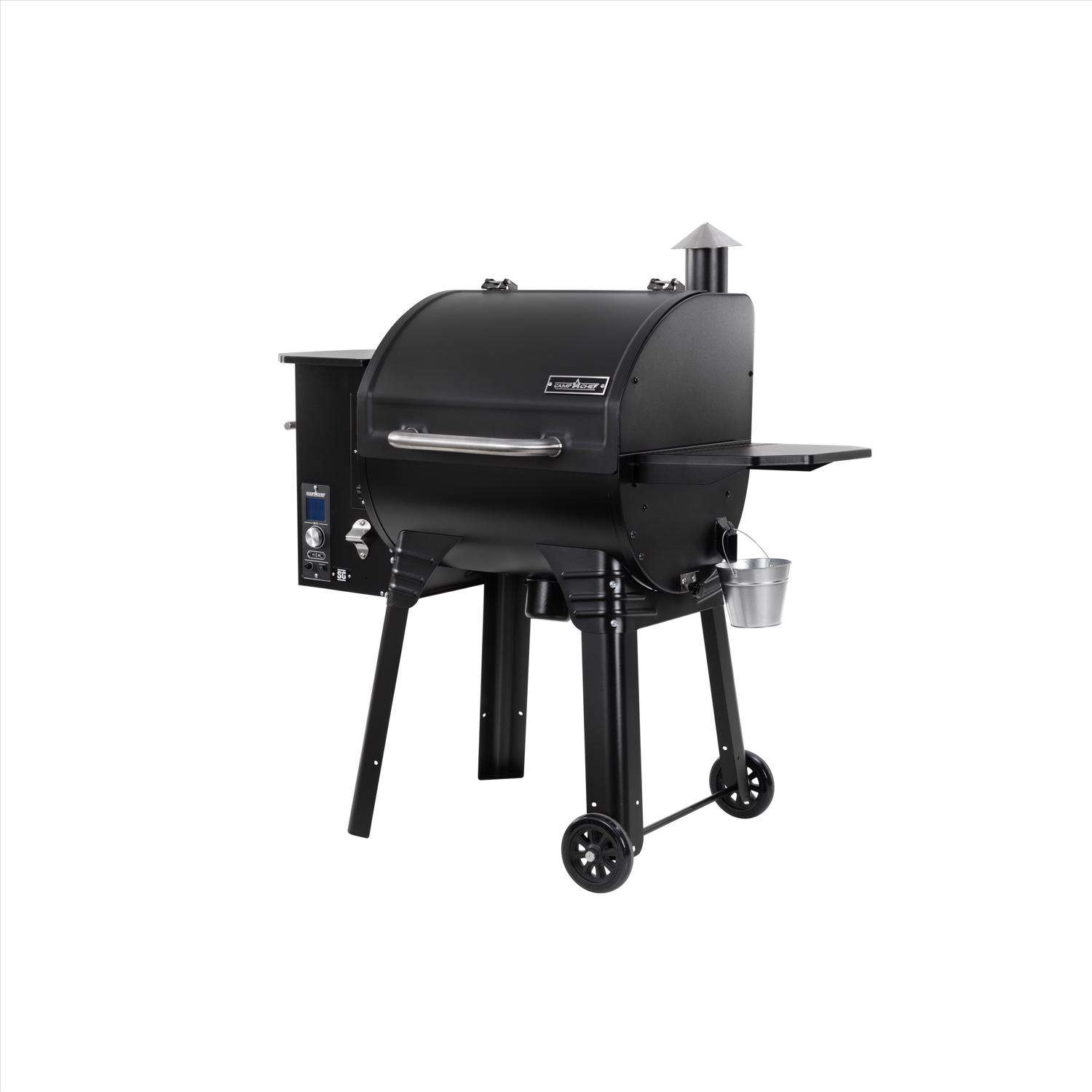 Camp Chef SmokePro Wood Pellet Bluetooth and WiFi Grill and Smoker Black